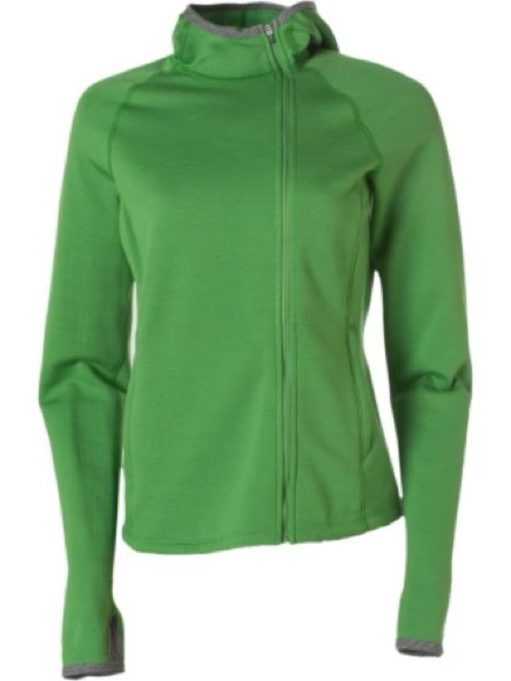 Ibex Nomad Full-Zip Merino Wool Hoodie Jacket - Women's Large - Green